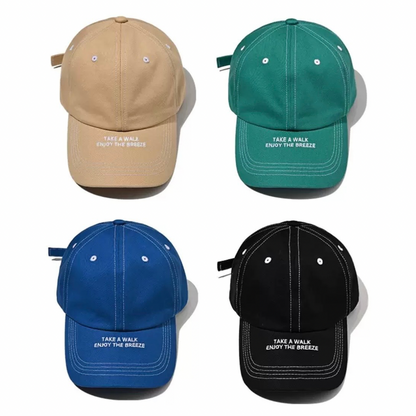 ブリム　ロゴプリント　キャップ　N1302