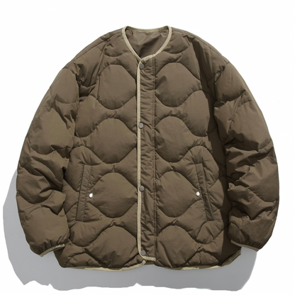 ホワイトダウン　キルティング　ジャケット　N830