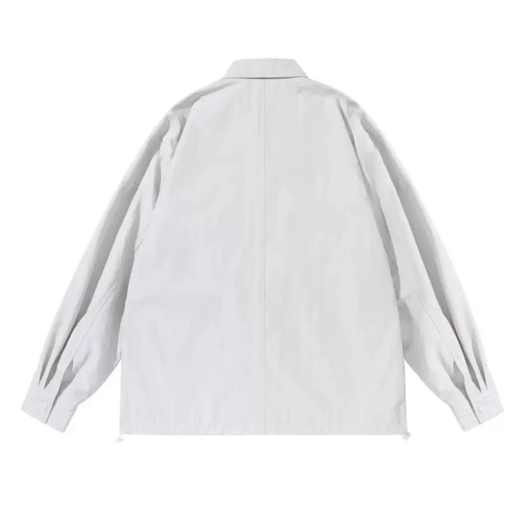 ナイロン　スナップボタン　シャツジャケット　N1236