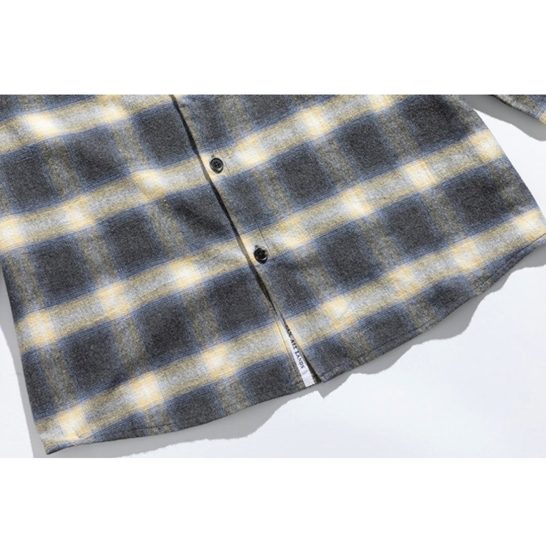 トーンカラー　ライトネルシャツ　N1214