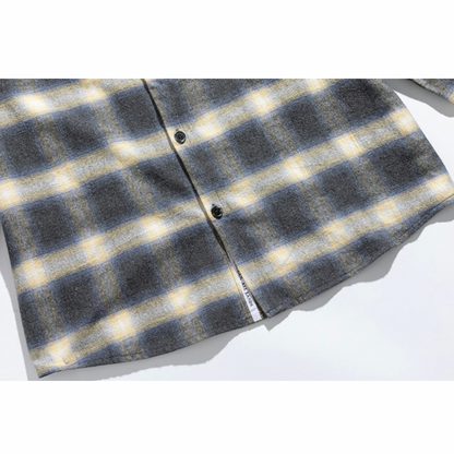 トーンカラー　ライトネルシャツ　N1214