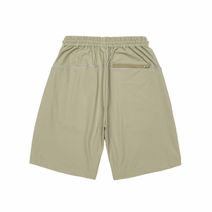 ラインパイピング　ハイストレッチ　ショートパンツ　N345