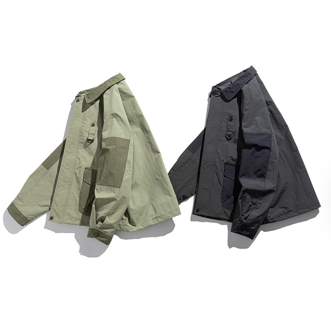 バイカラーナイロン　ユーティリティ　ジャケット　N1213