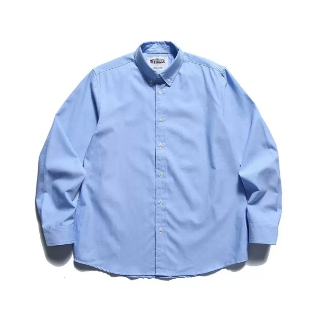 コットンポリエステル　ボタンダウンシャツ　N1229