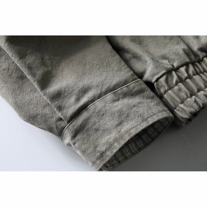 ウォッシュドグレー　ジップジャケット　N1234