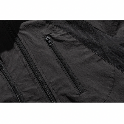 コットンナイロン　ミリタリー　フード付き　シェルジャケット　N1211