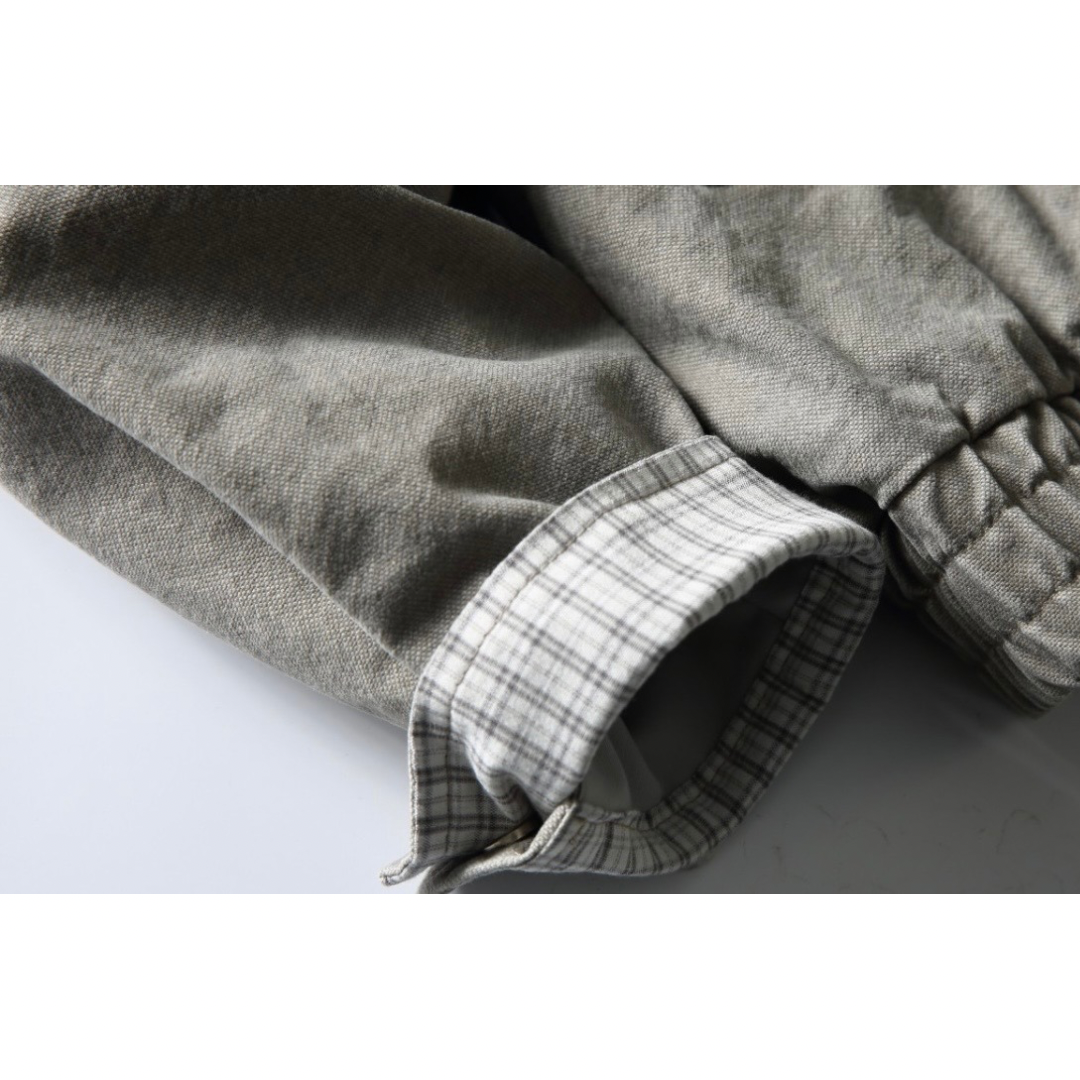 ウォッシュドグレー　ジップジャケット　N1234