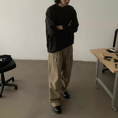 フェードコットン　カーゴパンツ　N1001