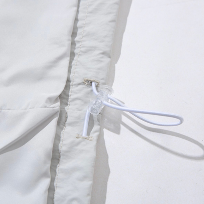 ナイロン　スナップボタン　シャツジャケット　N1236