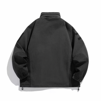 コットンナイロン　ミリタリー　フード付き　シェルジャケット　N1211