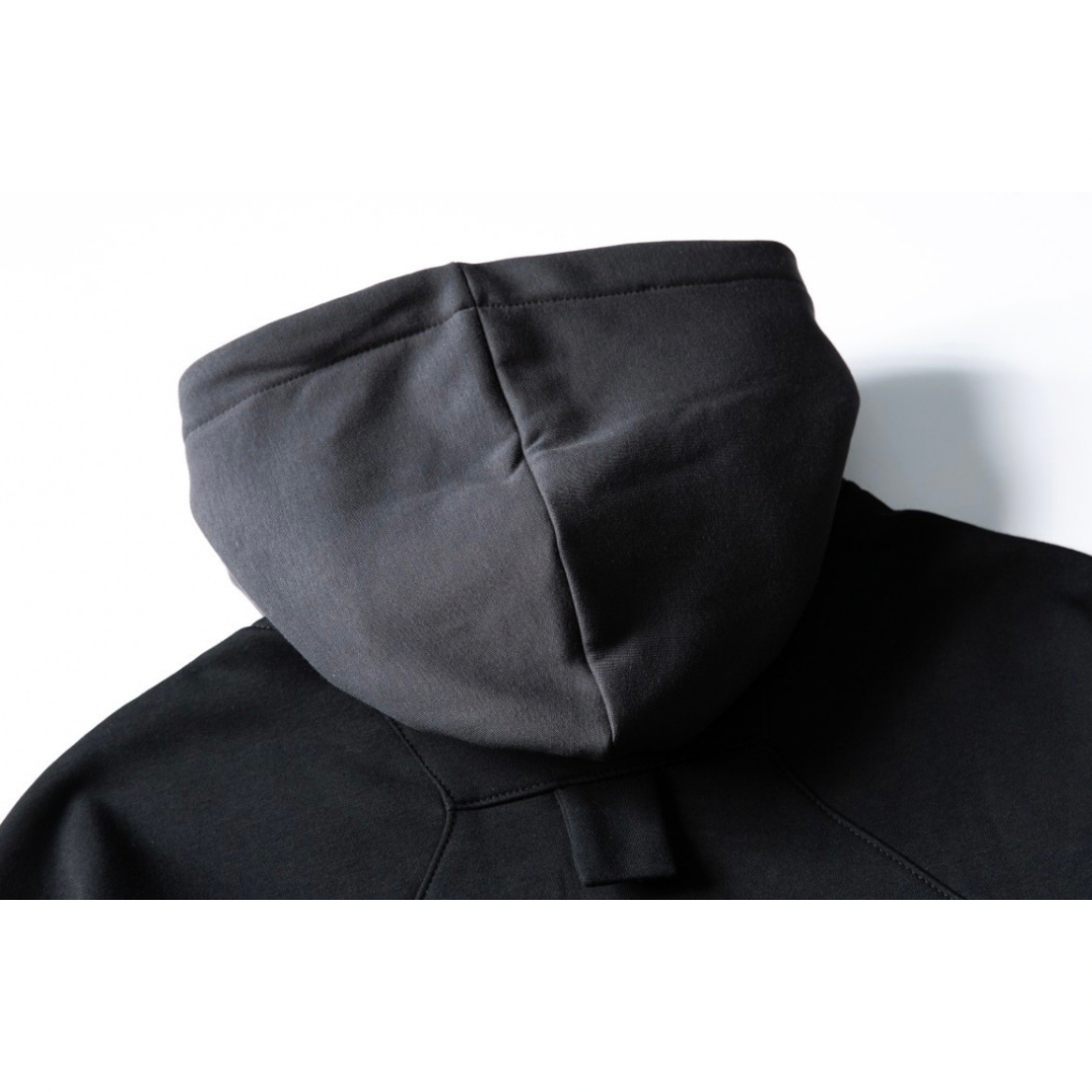 ストレッチ　ポリコットン　フードパーカー　N980