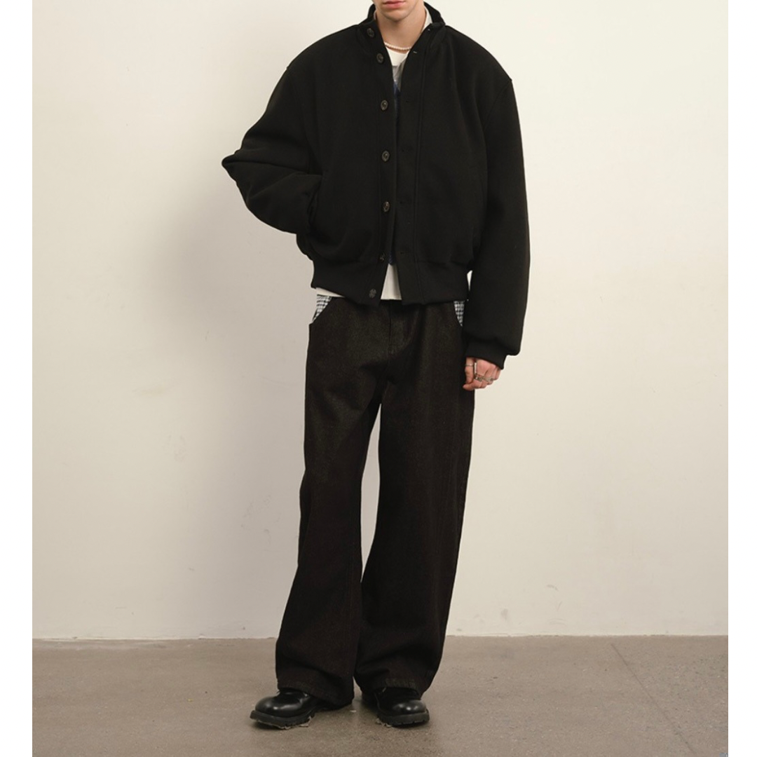 ライナーキルティング　スタンドカラー　ジャケット　N935