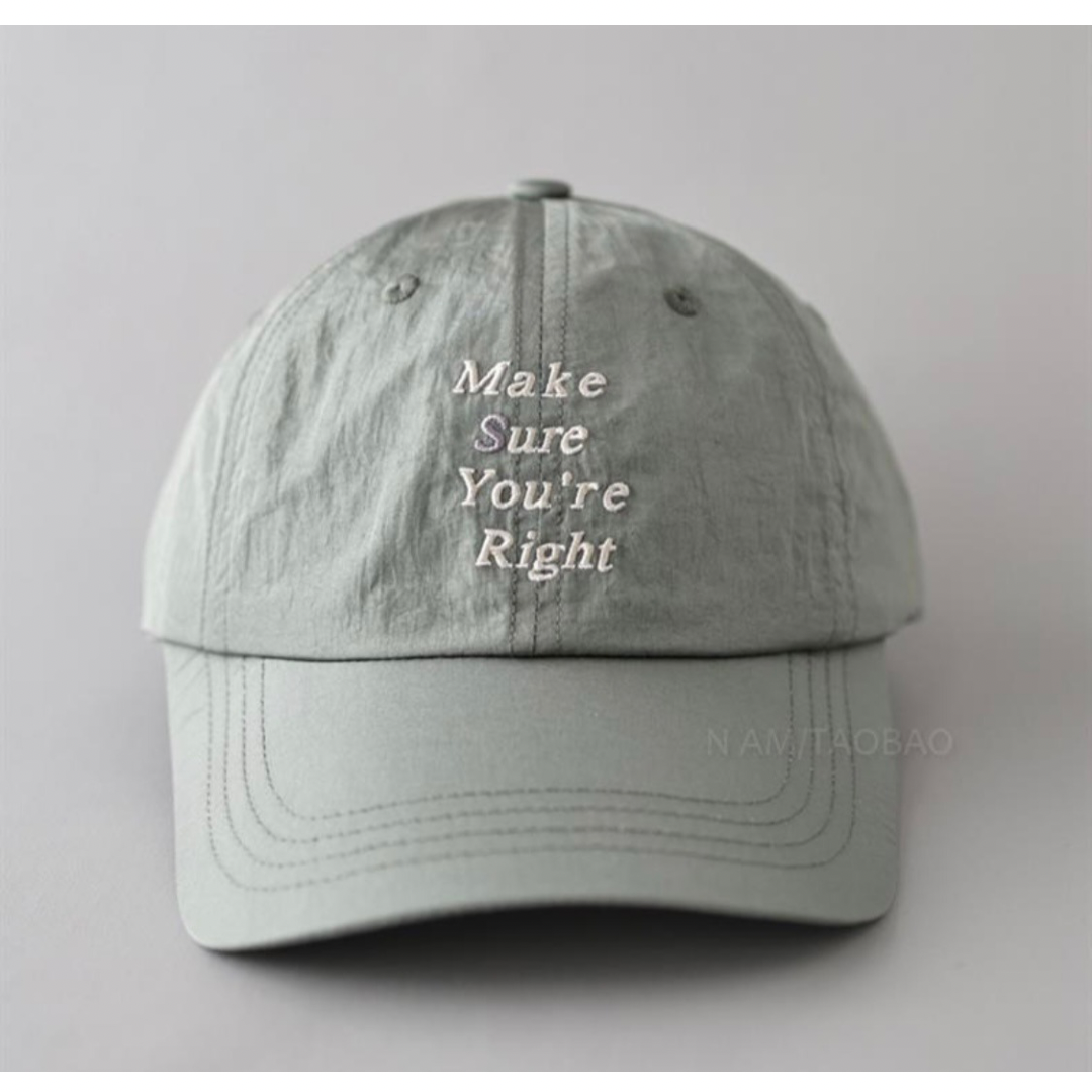 [Make sure you're right] 6 panel cap N476