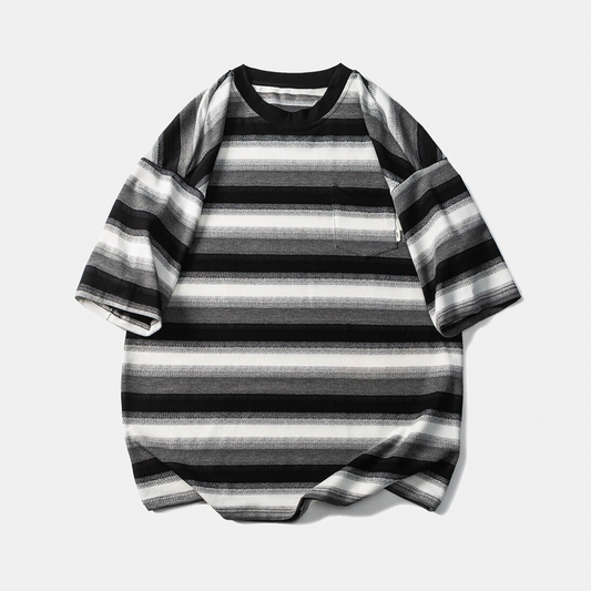 グラデーションボーダー　Tシャツ　N358