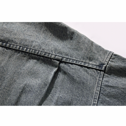 フェードデニム　レギュラーシャツ　N1068