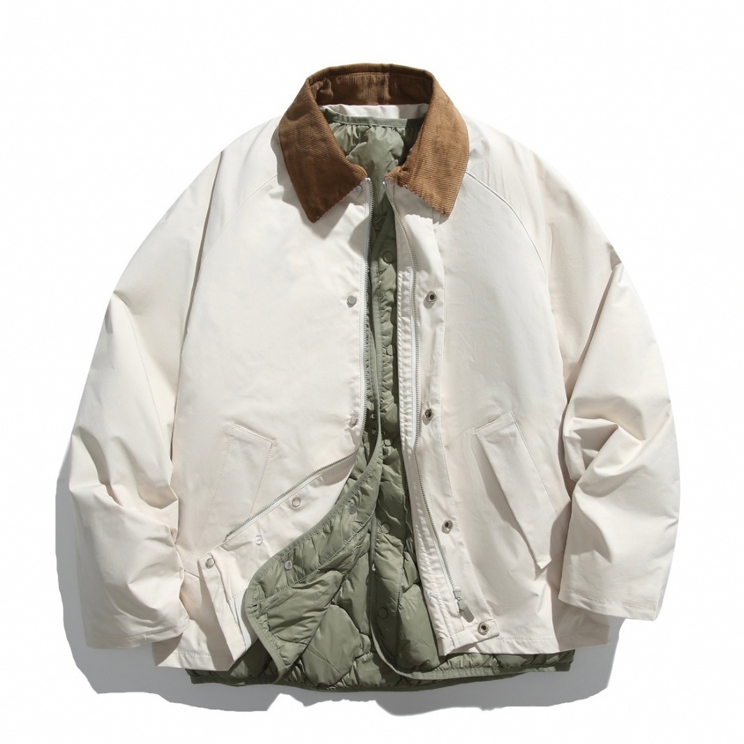 3-Way Quilted &amp; Hunting Jacket N826 オフホワイト