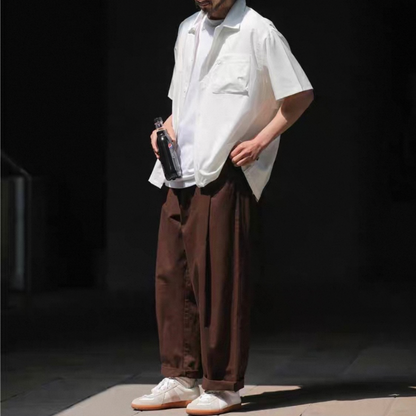 チノ　ワイドタック　パンツ　N1484