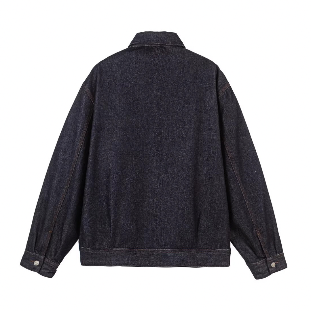 Denim zip-up jacket N1071