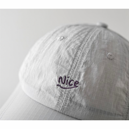 【Nice】リップストップ　6パネル　キャップ　N473