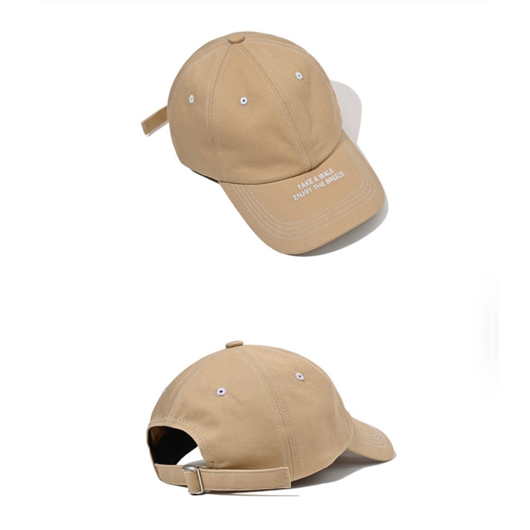 ブリム　ロゴプリント　キャップ　N1302