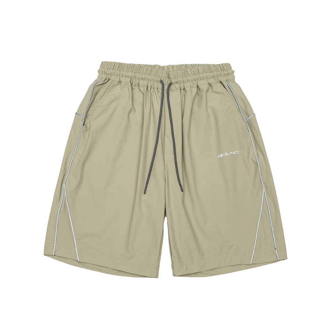 ラインパイピング　ハイストレッチ　ショートパンツ　N345