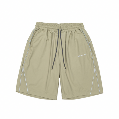 ラインパイピング　ハイストレッチ　ショートパンツ　N345