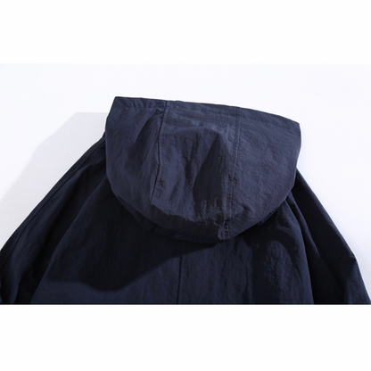 ストレッチポリ　アウトポケット　フードジャケット　N1269