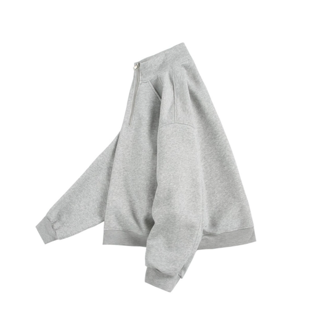 ショルダーライン　ハーフジップ　スウェット　N1265