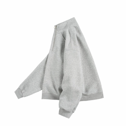 ショルダーライン　ハーフジップ　スウェット　N1265