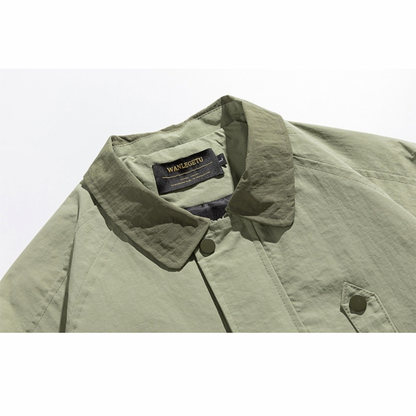 バイカラーナイロン　ユーティリティ　ジャケット　N1213