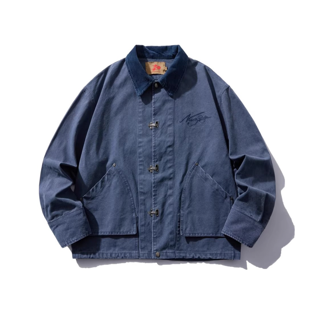 Blue Canvas Work Jacket N1063