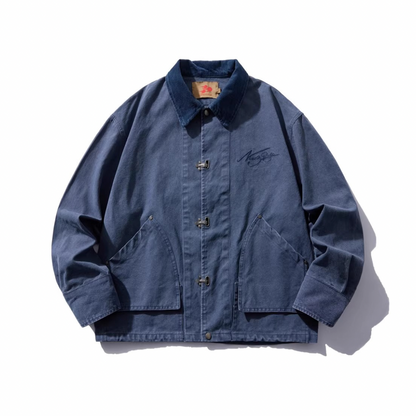 Blue Canvas Work Jacket N1063