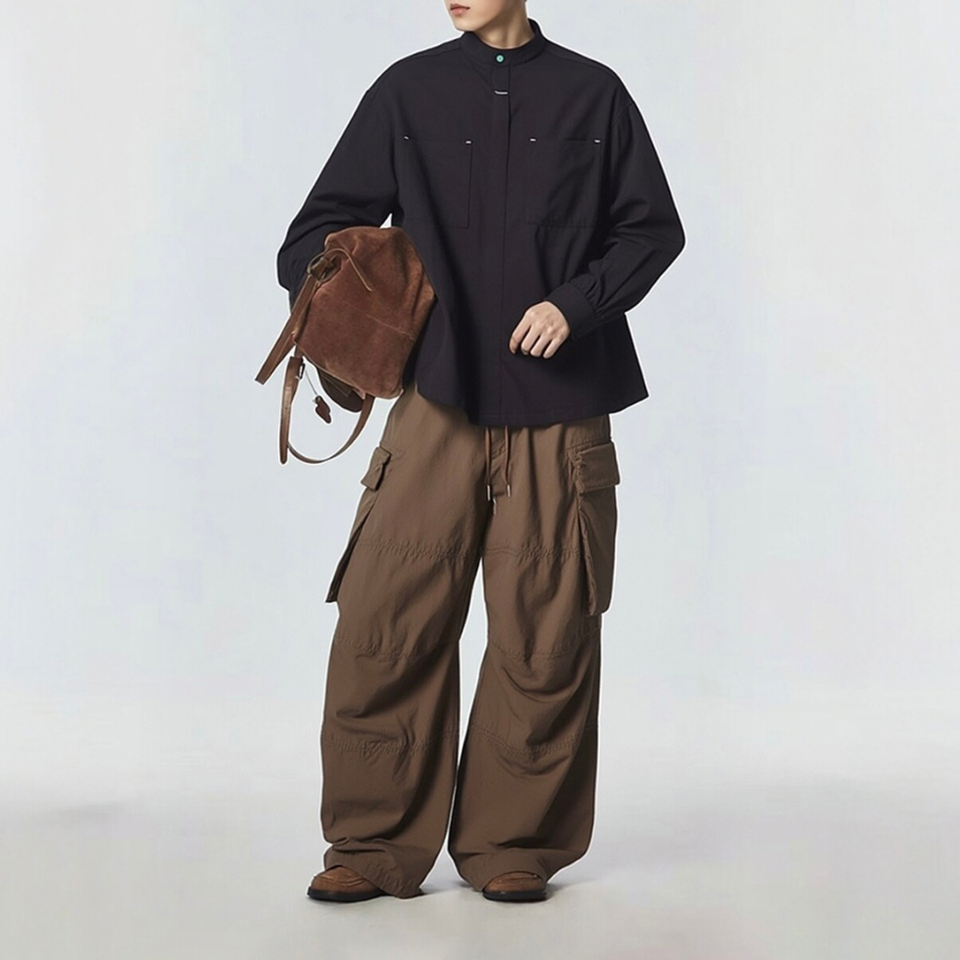 ハードキャンバス　ワイドイージー　カーゴパンツ　N1075