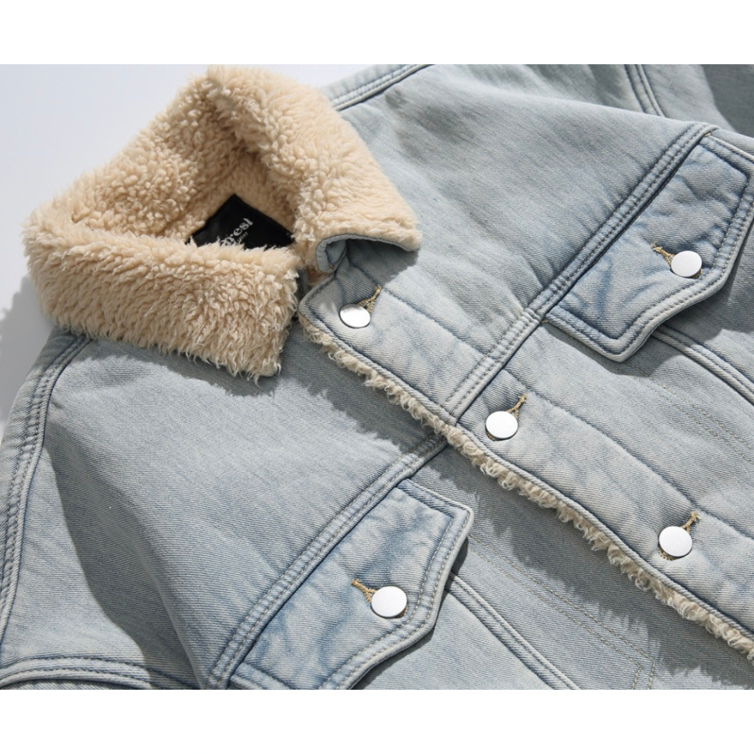 ボアライナー　ブルーデニムジャケット　N832