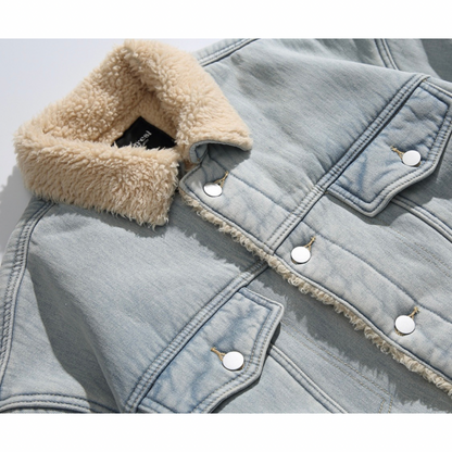 ボアライナー　ブルーデニムジャケット　N832