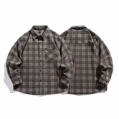 ストレッチポリ　チェック　ネルシャツ　N1216