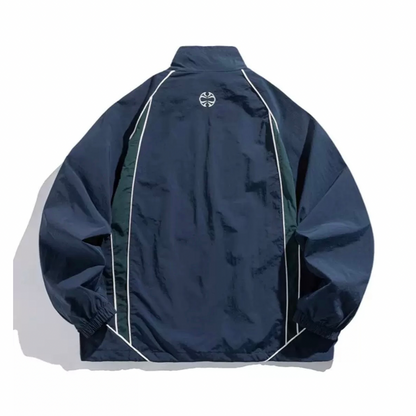 バイカラー　ナイロン　トラックジャケット　N1212