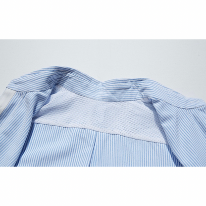 コットンポリ　ロンドンストライプ　シャツ　N1268