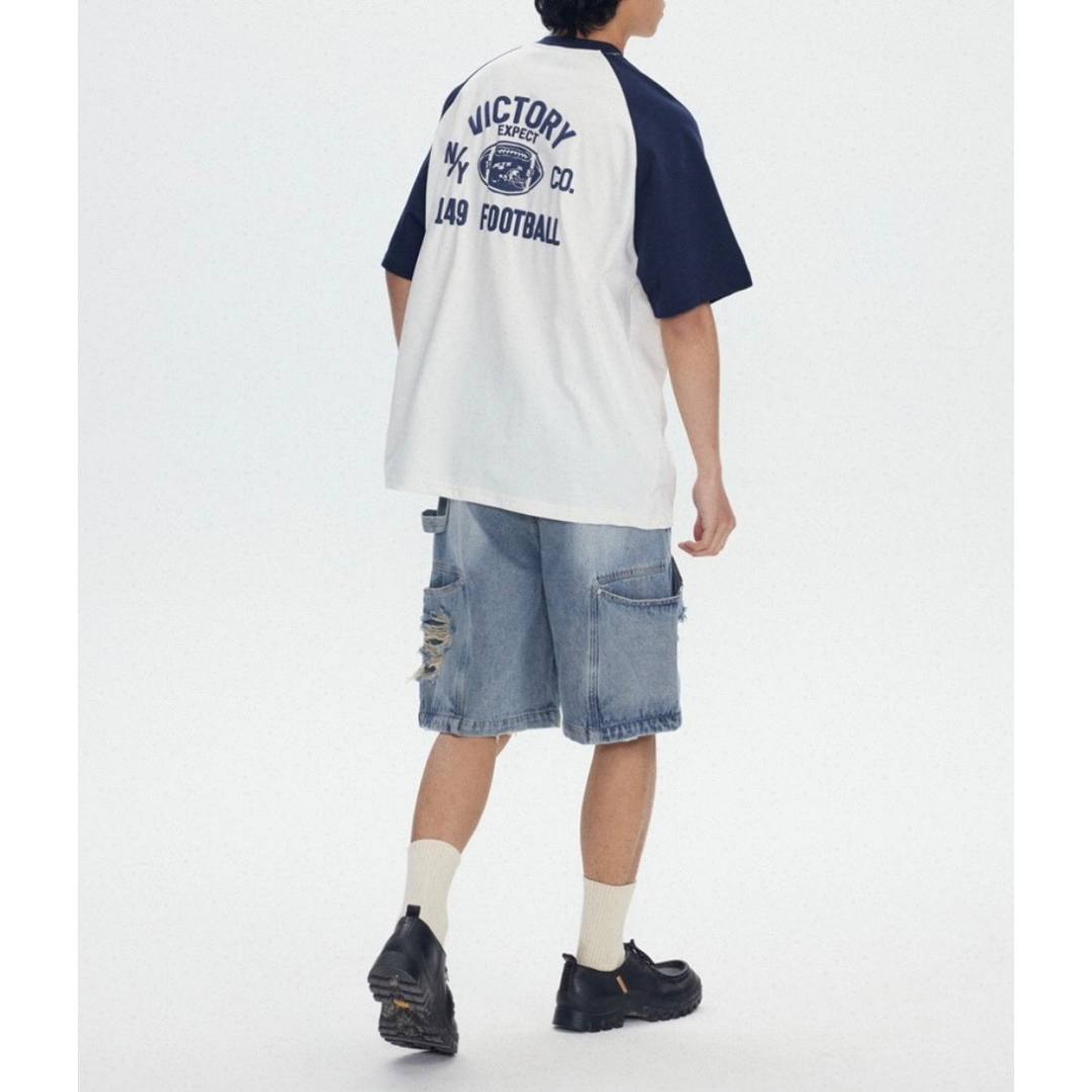 カレッジプリント　ラグランスリーブ　Tシャツ　1597