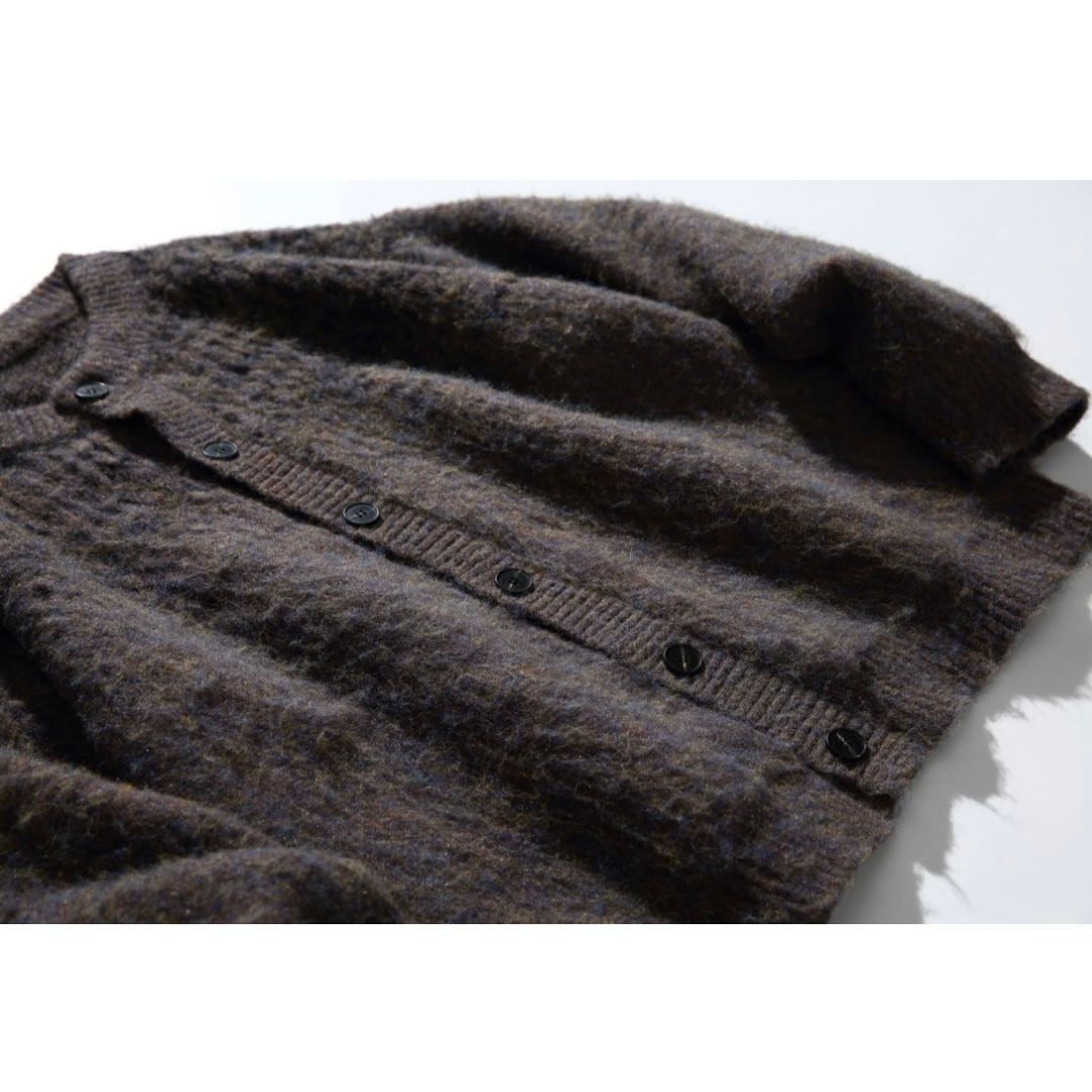 フェードジャガード　ストレッチニット　カーディガン　N883