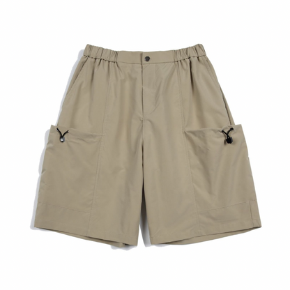 ポリエステル　サイドポケット　ショートパンツ（セットアップ可）　N399