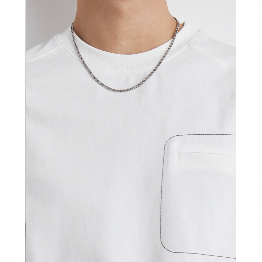 ラインポケット　コットンポリ　Tシャツ　　N1455