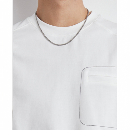 ラインポケット　コットンポリ　Tシャツ　　N1455