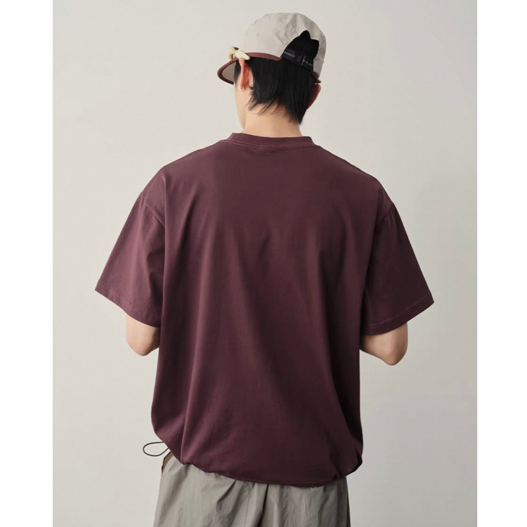 コットンポリ　ドロストヘム　　Tシャツ　N1573