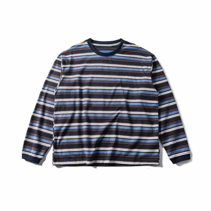 マルチボーダー　長袖Ｔシャツ　N1222