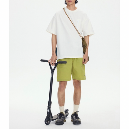 バイカラースリット　ストレッチナイロン　Tシャツ　N1582