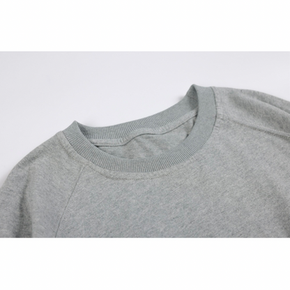 バイカラー　スウェット　ワイドTシャツ　N355