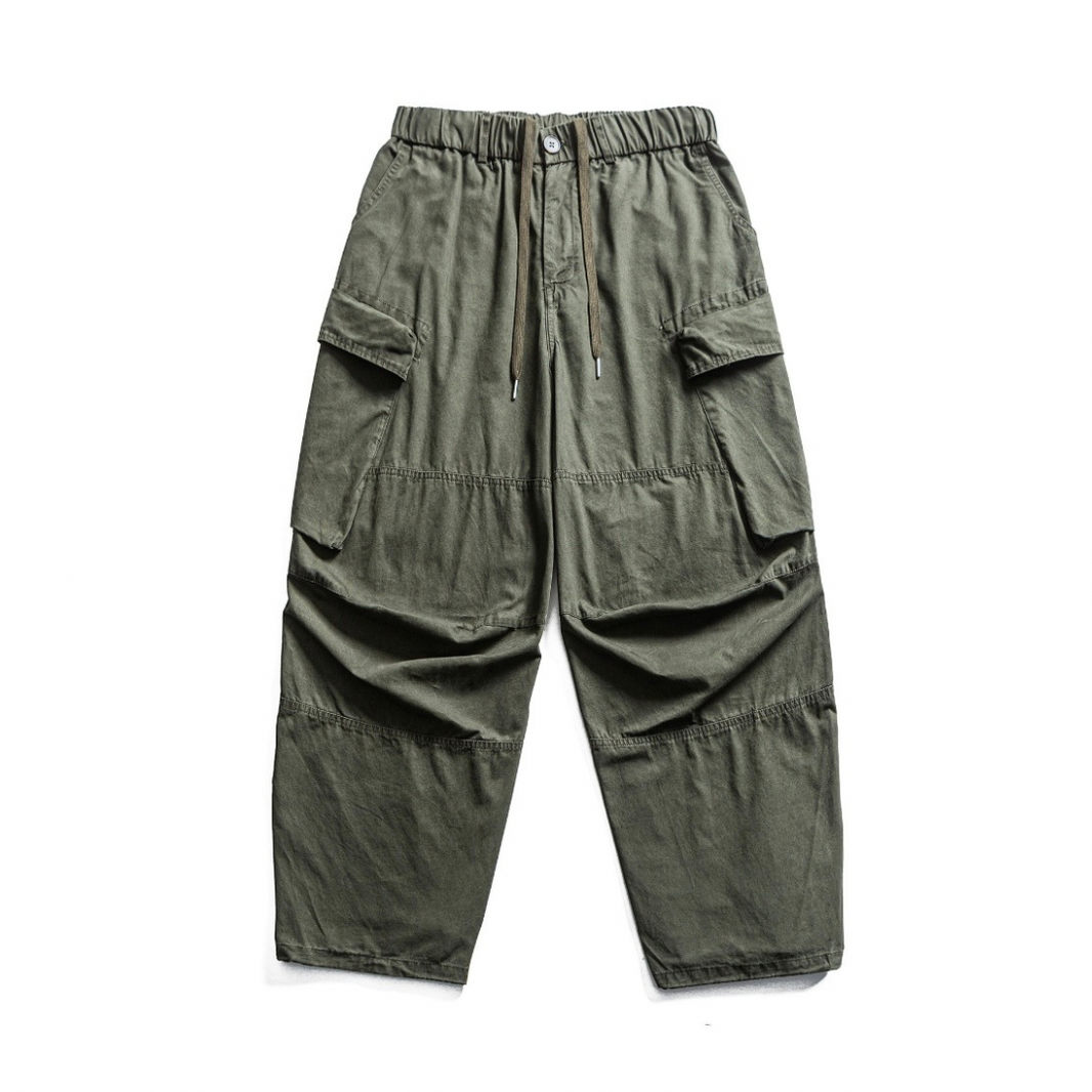 Hard Canvas Wide Easy Cargo Pants N1075 グリーン
