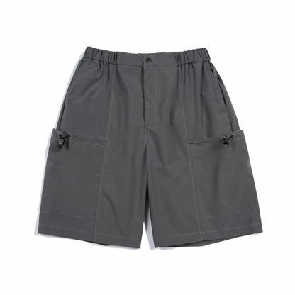 ポリエステル　サイドポケット　ショートパンツ（セットアップ可）　N399