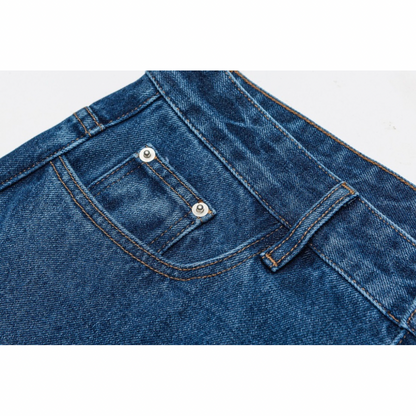 ブルーウォッシュ　デニム　スタンダートパンツ　N1055